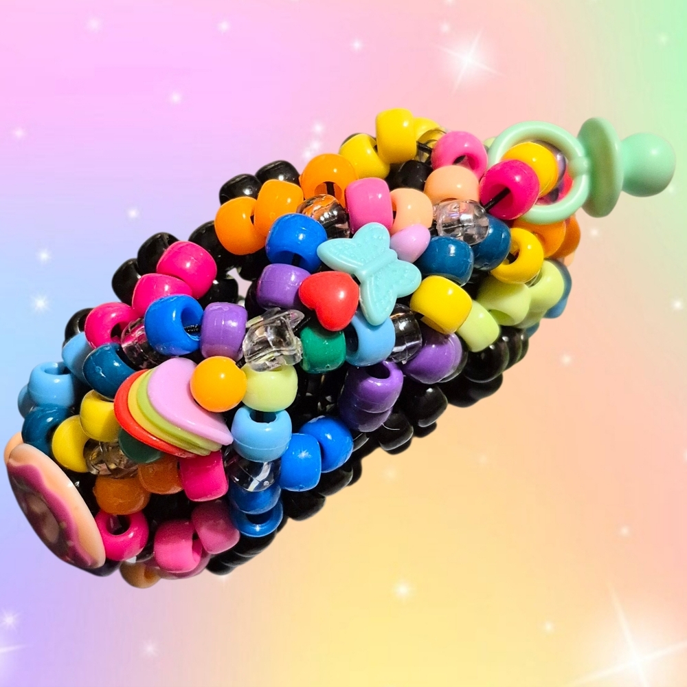 Colorful 3D Kandi Cuff